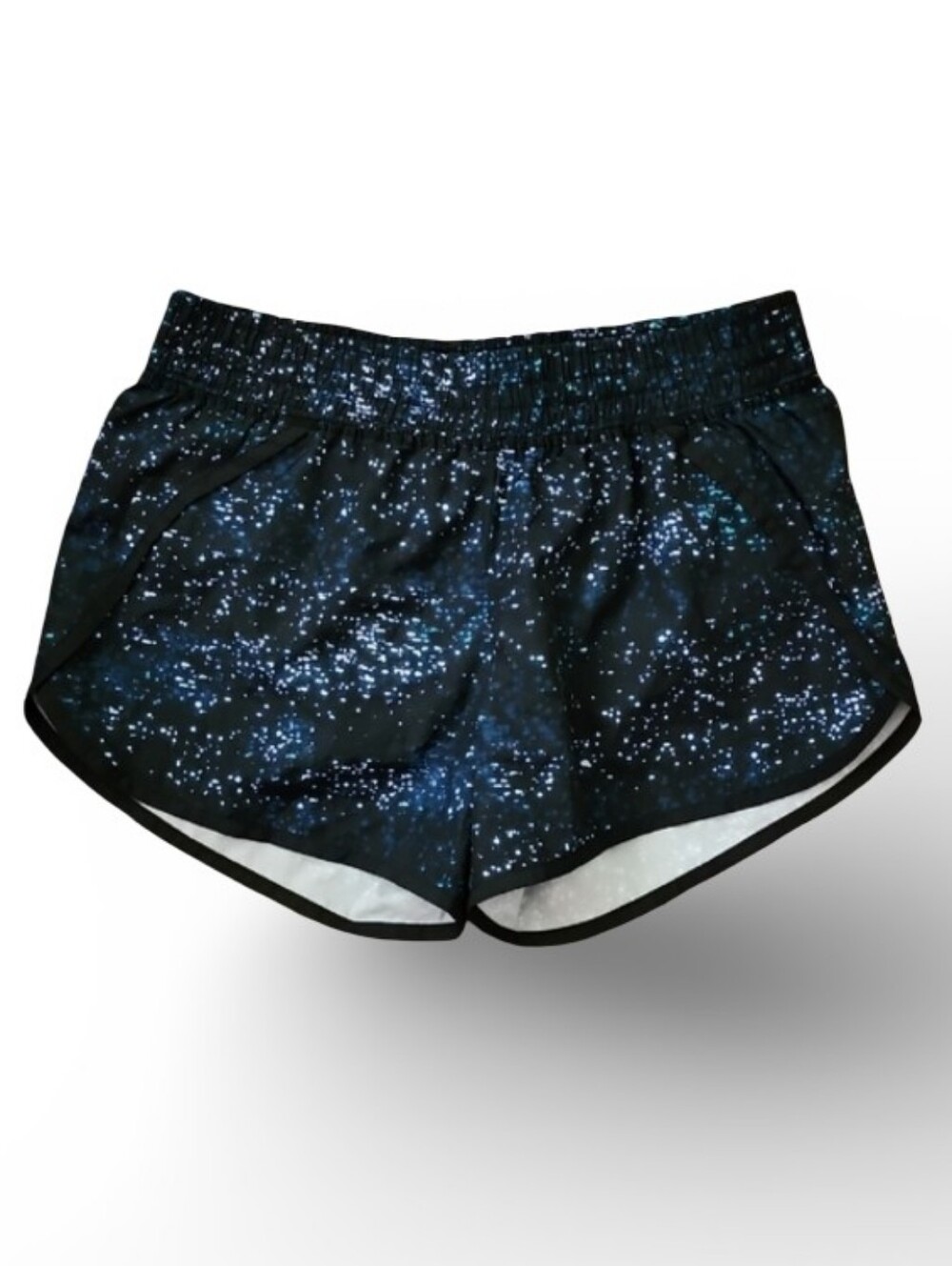 Champion Galaxy Print Running Shorts Size Small Athletic Lined Shorts